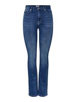 ONLY Onlpaola Life Hw Flared Jeans Dames Blauw