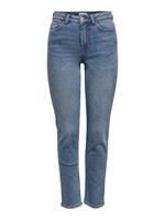 Only Onlerica Life Mid Ankle Straight Fit Jeans Dames Blauw