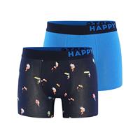 Happy Shorts Happy Shorts 2-Pack Boxershorts Heren Tropical Birds