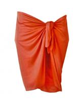 Beco rok pareo dames 165 x 56 cm polyester oranje