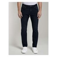 Tom Tailor Marvin Straight Jeans met Pocket Detail, dark blue denim