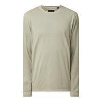 Only & Sons Shirt met lange mouwen van slubjersey, model 'Millenium'