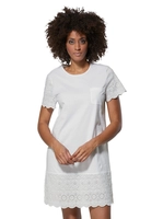 Wäschepur Dames Nachthemd wit Größe