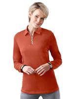 Your Look... for less! Dames Poloshirt roestrood Größe