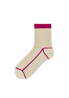 Hysteria Lily Rib Ankle Sock
