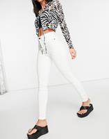 Noisy May Calie - Skinny jeans in wit