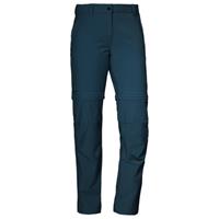 SchÃ¶ffel Women's Pants Ascona Zip Off - Trekkingbroek, blauw/zwart