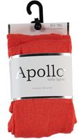 Apollo maillot meisjes katoen grenadine/rood