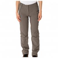Vaude Women's Farley Stretch Capri T-Zip Pants III - Afritsbroek, grijs/bruin