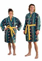 Crazy Comfort badjas met toekans - unisex