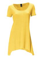 Lang shirt in geel van Linea Tesini