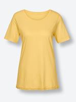 Pyjama-Shirt in geel van wäschepur