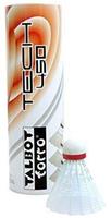 Talbottorro badminton shuttles Tech 450 wit/rood 6 stuks