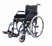 Able2 Opvouwbare rolstoel - Blauw - 