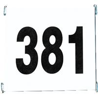 Startnummerset van scheurvast papier, Set 1-100