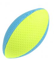 Toi-Toys rugbybal 25 cm neon blauw/geel