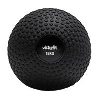 VirtuFit Slam Ball℃ Fitness Bal ℃ Crossfit Bal - 15 kg ℃ Zwart
