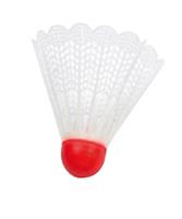 Beco badmintonshuttles rubber wit/rood 3 delig
