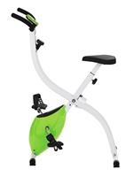 Hometrainer S-Bike, compact fitnessapparaat voor thuis, met trainingscomputer en 8 verschillende weerstanden Vitalmaxx Zwart