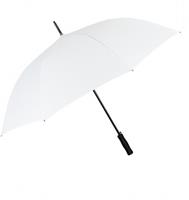 Perletti paraplu automatisch windproef 122 cm microvezel wit