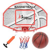 vidaXL 5-delige Basketbalset wandmontage 66x44,5 cm
