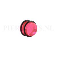 Piercings.nl Plug acryl roze 14 mm 14 mm