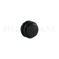 Piercings.nl Plug acryl zwart 14 mm 14 mm