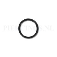 Piercings.nl Segmentring zwart 1.6 mm x 12 mm