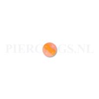 Piercings.nl Balletje 1.6 mm acryl oranje met band