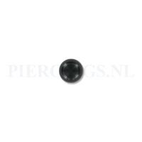 Piercings.nl Balletje 1.6 mm acryl zwart 6 mm
