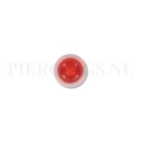 Piercings.nl Balletje 1.6 mm acryl ufo rood 6 mm