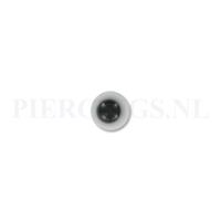 Piercings.nl Balletje 1.6 mm acryl ufo zwart