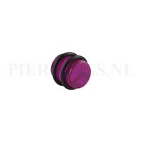 Piercings.nl Plug acryl violet 12 mm 12 mm