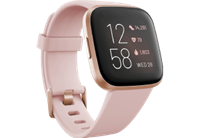 FitBit Versa 2 Gesundheits- und Fitness-Smartwatch - Crème/ Kupferrosé Aluminium