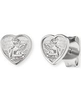 Engelsrufer Oorknopjes in 925 Sterling zilver, zilver, voor Meisjes, 4260562161304, EAN: HEE-ANGELI-HEART