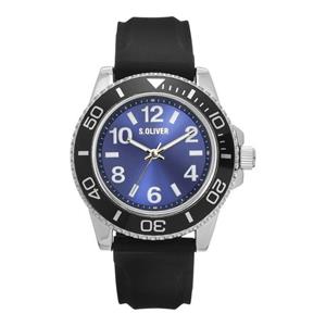 S.Oliver Heren horloges SO-4235-PQ, zwart, voor Heren, 4035608042684, EAN: SO-4235-PQ
