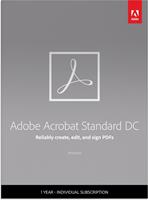 Adobe Adobe Standard DC Multi-Language 1Gebruiker 1Jaar