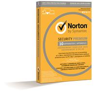 Norton Security Premium 10-Apparaten + 25GB Backup 1jaar