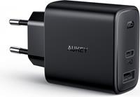 Huawei Power Delivery Oplader (USB A + USB C) Aukey 30W