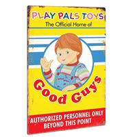 Fiftiesstore Child's Play 2: Play Pals Aluminium Bord 46 x 31 cm
