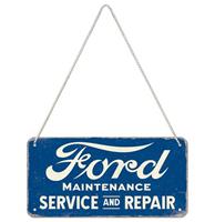 Fiftiesstore Hangend Bord 'Ford - Service & Repair'
