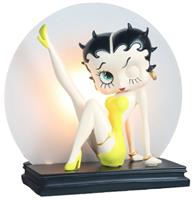 Fiftiesstore Betty Boop Leg Up Lamp - Geel Glitter Beeld