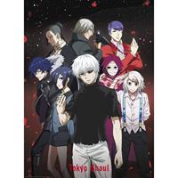 Merkloos Abystyle Tokyo Ghoul Group Poster 38x52cm