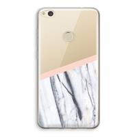 CaseCompany A touch of peach: Huawei Ascend P8 Lite (2017) Transparant Hoesje