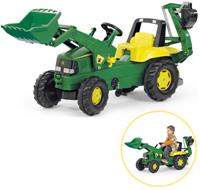 Rolly Toys Tractor met Lader en Graafmachine van John Deere