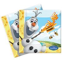 folat Disney Frozen Olaf servetten - 20 stuks