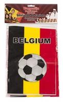 België Vlaggenlijn 10 meter 20x30cm zwart/geel/rood