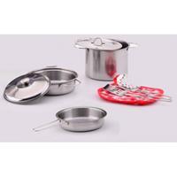 OEM Home and Kitchen stalen pannenset 8-delig