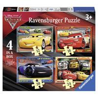 Ravensburger Disney Cars 3 - Let's Race Puzzel (4 in 1)
