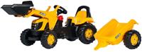 Rolly Toys 023837 RollyKid JCB Tractor met Lader en Aanhanger